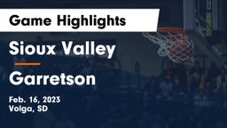 Sioux Valley  vs Garretson  Game Highlights - Feb. 16, 2023