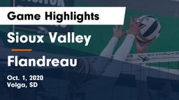 Sioux Valley  vs Flandreau  Game Highlights - Oct. 1, 2020