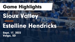 Sioux Valley  vs Estelline Hendricks Game Highlights - Sept. 17, 2022
