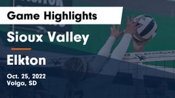 Sioux Valley  vs Elkton  Game Highlights - Oct. 25, 2022