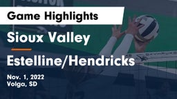 Sioux Valley  vs Estelline/Hendricks Game Highlights - Nov. 1, 2022