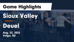 Sioux Valley  vs Deuel  Game Highlights - Aug. 22, 2023