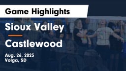 Sioux Valley  vs Castlewood  Game Highlights - Aug. 26, 2023