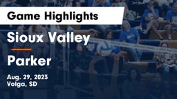 Sioux Valley  vs Parker  Game Highlights - Aug. 29, 2023