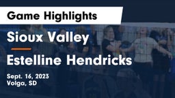 Sioux Valley  vs Estelline Hendricks Game Highlights - Sept. 16, 2023