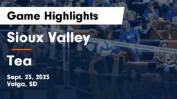 Sioux Valley  vs Tea Game Highlights - Sept. 23, 2023