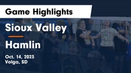 Sioux Valley  vs Hamlin Game Highlights - Oct. 14, 2023