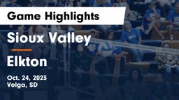 Sioux Valley  vs Elkton  Game Highlights - Oct. 24, 2023