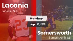 Matchup: Laconia  vs. Somersworth  2019