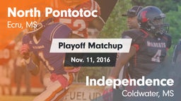 Matchup: North Pontotoc High vs. Independence  2016