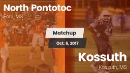 Matchup: North Pontotoc High vs. Kossuth  2017