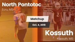 Matchup: North Pontotoc High vs. Kossuth  2018