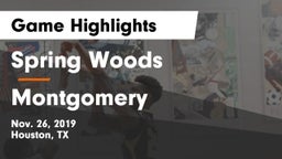Spring Woods  vs Montgomery  Game Highlights - Nov. 26, 2019
