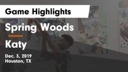 Spring Woods  vs Katy  Game Highlights - Dec. 3, 2019