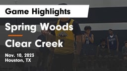 Spring Woods  vs Clear Creek  Game Highlights - Nov. 10, 2023