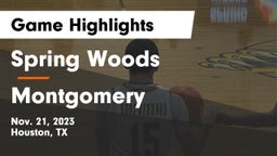 Spring Woods  vs Montgomery  Game Highlights - Nov. 21, 2023