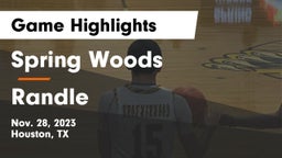 Spring Woods  vs Randle  Game Highlights - Nov. 28, 2023