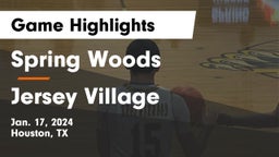 Spring Woods  vs Jersey Village  Game Highlights - Jan. 17, 2024