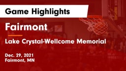 Fairmont  vs Lake Crystal-Wellcome Memorial  Game Highlights - Dec. 29, 2021
