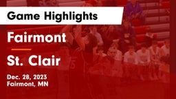 Fairmont  vs St. Clair  Game Highlights - Dec. 28, 2023