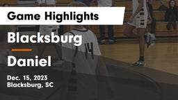 Blacksburg  vs Daniel  Game Highlights - Dec. 15, 2023
