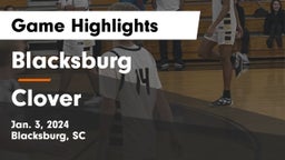 Blacksburg  vs Clover  Game Highlights - Jan. 3, 2024