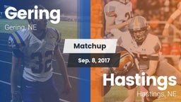 Matchup: Gering  vs. Hastings  2017