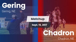 Matchup: Gering  vs. Chadron  2017