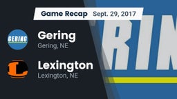 Recap: Gering  vs. Lexington  2017