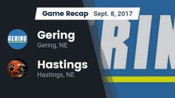 Recap: Gering  vs. Hastings  2017
