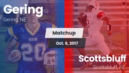 Matchup: Gering  vs. Scottsbluff  2017