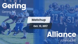 Matchup: Gering  vs. Alliance  2017