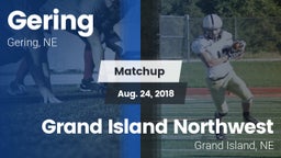 Matchup: Gering  vs. Grand Island Northwest  2018