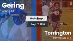 Matchup: Gering  vs. Torrington  2018