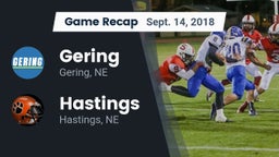 Recap: Gering  vs. Hastings  2018
