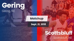 Matchup: Gering  vs. Scottsbluff  2018