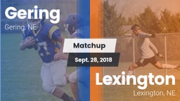 Matchup: Gering  vs. Lexington  2018