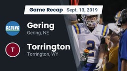 Recap: Gering  vs. Torrington  2019