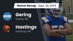 Recap: Gering  vs. Hastings  2019