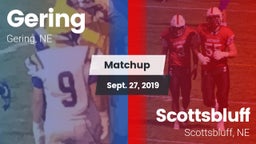 Matchup: Gering  vs. Scottsbluff  2019