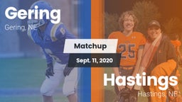 Matchup: Gering  vs. Hastings  2020