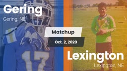 Matchup: Gering  vs. Lexington  2020