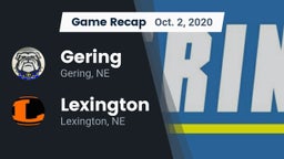 Recap: Gering  vs. Lexington  2020