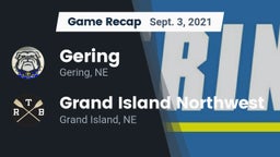 Recap: Gering  vs. Grand Island Northwest  2021