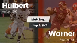 Matchup: Hulbert  vs. Warner  2017