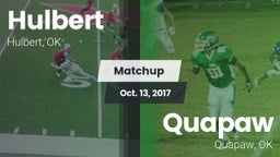 Matchup: Hulbert  vs. Quapaw  2017