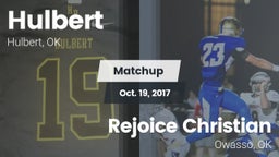 Matchup: Hulbert  vs. Rejoice Christian  2017