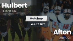 Matchup: Hulbert  vs. Afton  2017