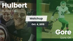 Matchup: Hulbert  vs. Gore  2019