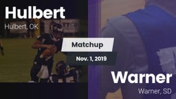 Matchup: Hulbert  vs. Warner  2019